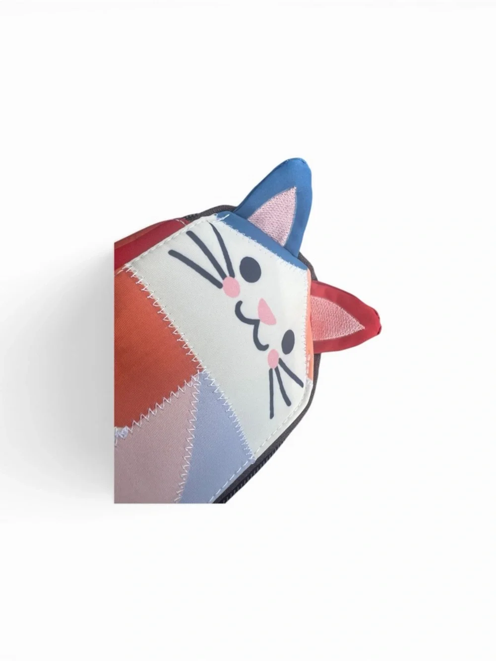 Fun. Eclectic. Purr-fectly Practical. Cosmetic bag.